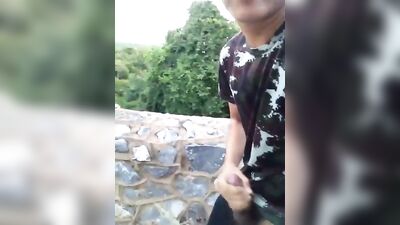 Asian Cum Kings Outside: Public Ejaculations Galore!