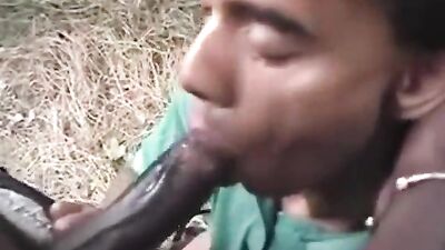 Young Latino Hottie Gives Head To Black Man!