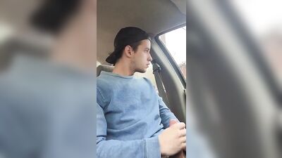 Stroke Me in the Parking Lot! Teen JOs Handjob Adventure