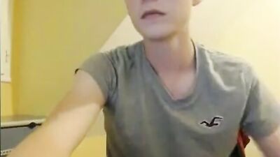 Gay Boy Web-Cam Explosion: Pretty Solo Adventure