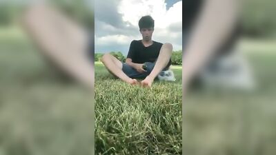 Seasoning his cucumber