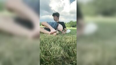 Seasoning his cucumber