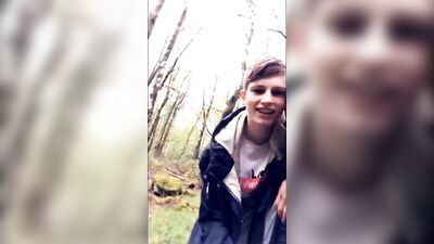 Wild Woods Jerk-Off Buddies: Blonde Boys Handjob Web-Cam