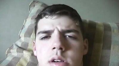 Fat Cock Twink: Amateur Cum Shots Solo