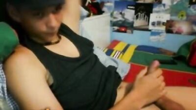 Really too cute smooth boy gets off!