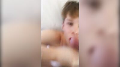 Cum-filled Oral Delight: Face Full Of Cum