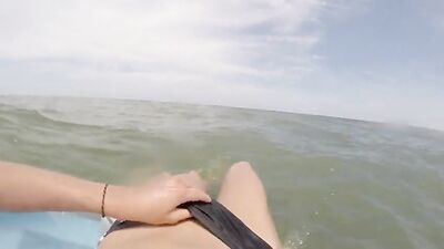 Ocean Cum Quickie - Twink Public Outdoor Adventure!