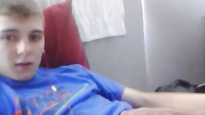 Blond Nutbuster Webcam Solo: The Ultimate Bliss for Gay Porn Lovers