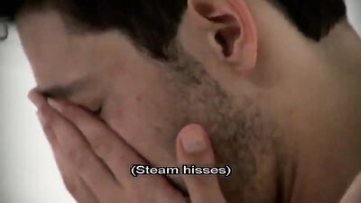 Steam hisses