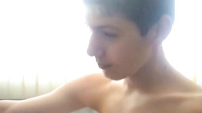 Gay Porn - The Guy Played in the Computer and Masturbated