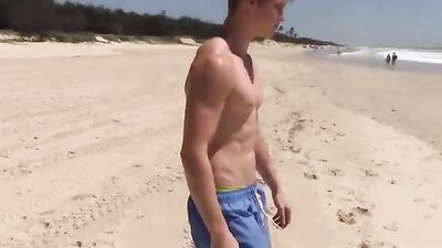 Young Muscle Boys Raw Wanking Session - Blond Teen Cumshots