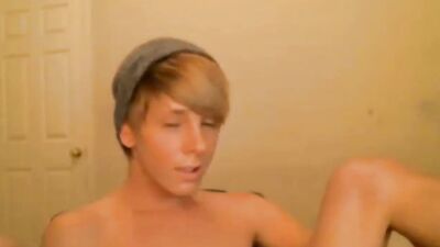 Freddie558 Tanned smooth boy wanks and cums