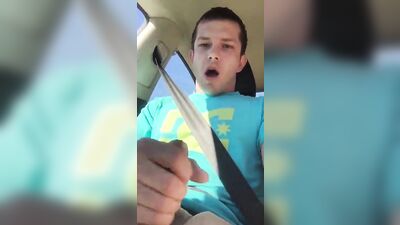 Young JOs Solo Car Masturbation Adventure!