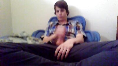Masculine Handjob Web-Cam: Please with Cream!