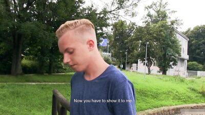 Blond Twink Barebacked for Cash - Hardcore Gay Porn Action!