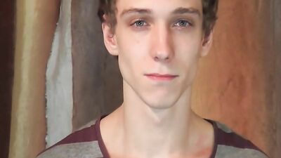 Perfect blue-eyed Eastern European model guy Kirian