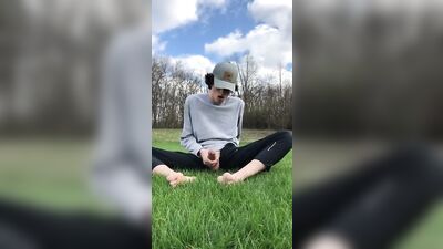 Outdoor Cum Shot Wank: A School Yard Experience
