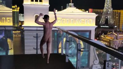 Sweet Dancer - Las Vegas: Blond Boys Fun Music on Balcony!