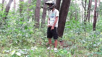 Jerk Break Public Cum Outside Solo