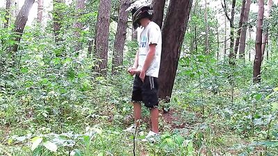 Jerk Break Public Cum Outside Solo