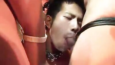 Japanese Hunk Gangbang: Big Asian Cocks