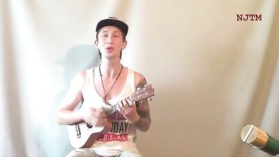 Timokha Plays the Ukulele - A Gay Porn Music Mans Delight!