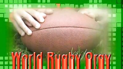World Rugby Orgy: The Ultimate Gay Porn Bareback Action Orgy!
