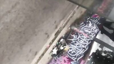 Bus Jockstrap Jerk: Amateur Solo Voyeur Adventure