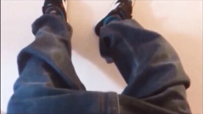 Gay Porn: Horny SissyBoy Quickly Jerks Off in Office Bathroom!