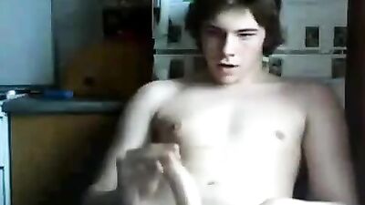Gay Teen Cam Boy Solo Web-Cam: Cum on my face!