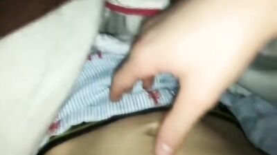 Stroke Your Dick in Pants: Amateur Handjob Solo Video with Tagged Playtime!