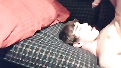 Boy cums in mouth