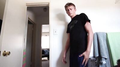 Web-Cam Showoff: Proud of His Equipment