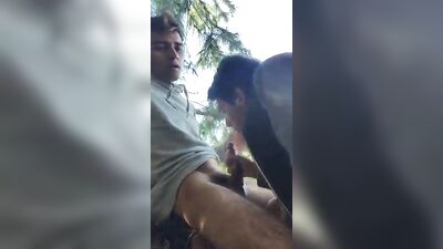 Blowjob in the Woods Gay Teen Porn 2