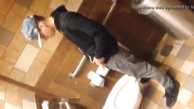 Spied in Public Bathroom - Boys Sexy Adventure!