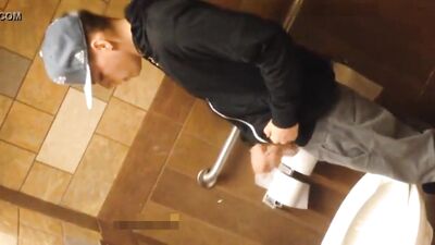 Spied in Public Bathroom - Boys Sexy Adventure!