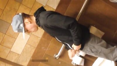 Spied in Public Bathroom - Boys Sexy Adventure!