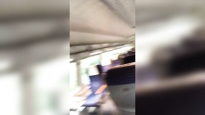 Train Cumming Adventures with Hot Boy!