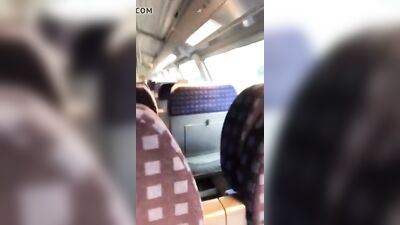 Train Cumming Adventures with Hot Boy!