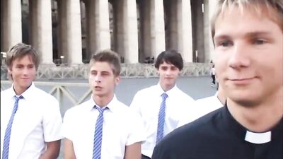 Gangbang Twinks - College Boys Pounded in Group Sex