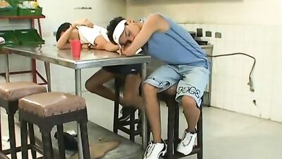 Latino Kitchen Twink Boys: Sexual Heat in the Restaurant!