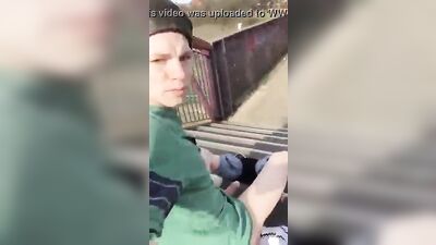 Bridge Bumming: The Smooth Boys Ultimate Masturbation Experience!