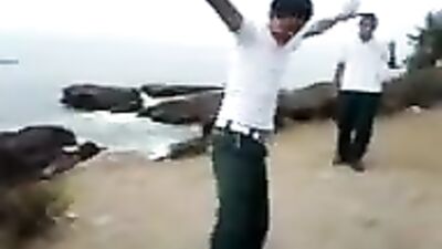 Gay Porn Fun Show: Showing in front of Friends