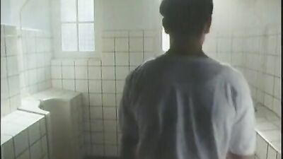 Toilet Standoff: Vintage Gay Porn Scene!