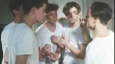 Toilet Standoff: Vintage Gay Porn Scene!