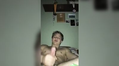 Amateur Blond Twink Cams for His Girlfriend - Straight Jacks Off!