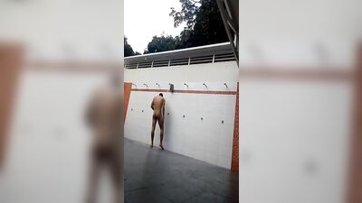 Flagra no Banheiro do Parque Olímpico: Men in Action - Gay Porn Video