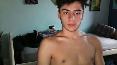 Gay Porn: Straight Boys Web-Cam Rubbin One Out!