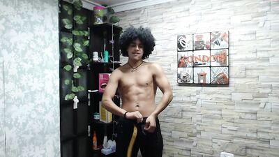 Curly black boys porn cam