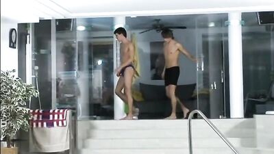 Three Boys In A Shower